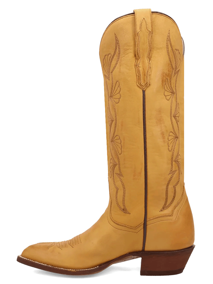 Dan Post DP7030 Womens SUNRISE CANYON Western Boot Mustard side / front view. If you need any assistance with this item or the purchase of this item please call us at five six one seven four eight eight eight zero one Monday through Saturday 10:00a.m EST to 8:00 p.m EST