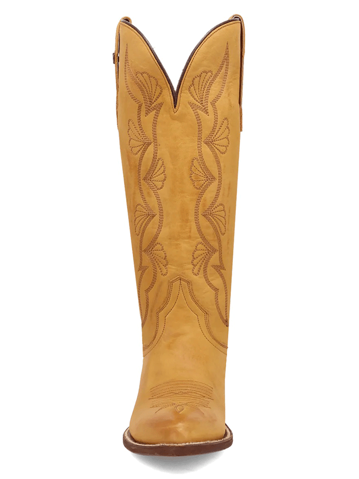 Dan Post DP7030 Womens SUNRISE CANYON Western Boot Mustard side / front view. If you need any assistance with this item or the purchase of this item please call us at five six one seven four eight eight eight zero one Monday through Saturday 10:00a.m EST to 8:00 p.m EST