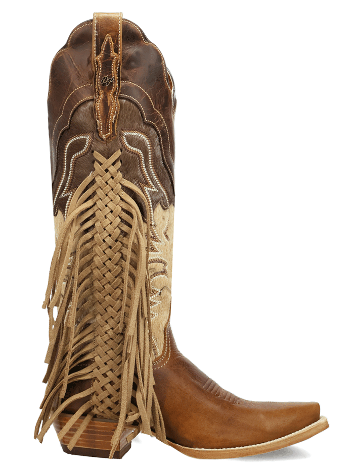 Dan Post DP7059 Womens DAYLA Leather Boot Tan side / front view. If you need any assistance with this item or the purchase of this item please call us at five six one seven four eight eight eight zero one Monday through Saturday 10:00a.m EST to 8:00 p.m EST