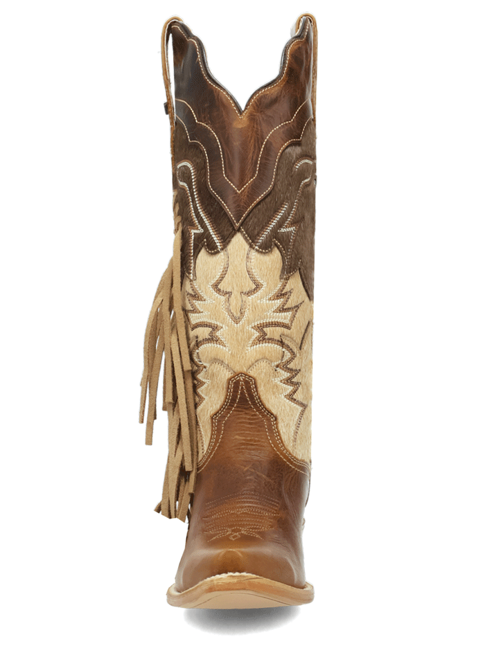 Dan Post DP7059 Womens DAYLA Leather Boot Tan side / front view. If you need any assistance with this item or the purchase of this item please call us at five six one seven four eight eight eight zero one Monday through Saturday 10:00a.m EST to 8:00 p.m EST
