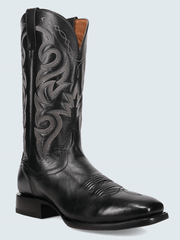Dan Post DP7087 Mens Remington Western Boot Black front and side view. If you need any assistance with this item or the purchase of this item please call us at five six one seven four eight eight eight zero one Monday through Saturday 10:00a.m EST to 8:00 p.m EST
