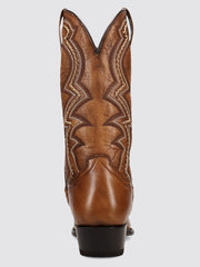 Dan Post DP7138 Mens GALLUP Snip Toe Western Boot Bay Apache back view. If you need any assistance with this item or the purchase of this item please call us at five six one seven four eight eight eight zero one Monday through Saturday 10:00a.m EST to 8:00 p.m EST
