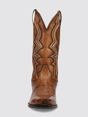 Dan Post DP7138 Mens GALLUP Snip Toe Western Boot Bay Apache front view. If you need any assistance with this item or the purchase of this item please call us at five six one seven four eight eight eight zero one Monday through Saturday 10:00a.m EST to 8:00 p.m EST
