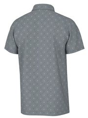 Local Boy Outfitters L1200048-GRY Mens Dirty Myrtle Polo Short Game back view. If you need any assistance with this item or the purchase of this item please call us at five six one seven four eight eight eight zero one Monday through Saturday 10:00a.m EST to 8:00 p.m EST