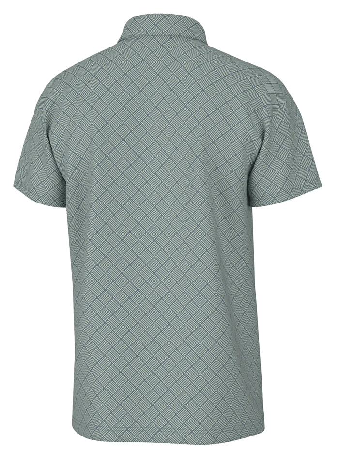 Local Boy Outfitters L1200047-TEL Mens Dirty Myrtle Polo Tee Up Teal front view. If you need any assistance with this item or the purchase of this item please call us at five six one seven four eight eight eight zero one Monday through Saturday 10:00a.m EST to 8:00 p.m EST