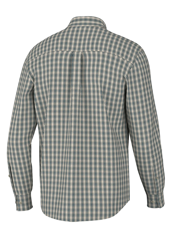 Local Boy Outfitters L1500042-LBOG Mens Stamps Dress Shirt Light Beige Olive Green front view. If you need any assistance with this item or the purchase of this item please call us at five six one seven four eight eight eight zero one Monday through Saturday 10:00a.m EST to 8:00 p.m EST