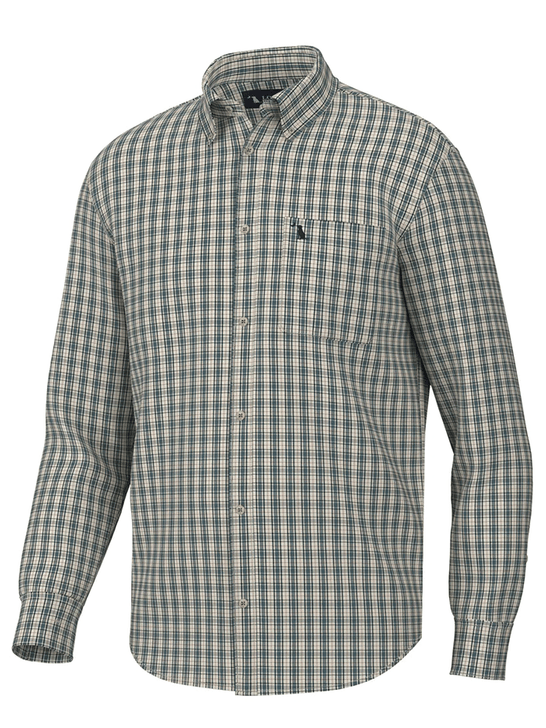 Local Boy Outfitters L1500041-OBR Mens Faulk Dress Shirt Ocean Beige Rust front view. If you need any assistance with this item or the purchase of this item please call us at five six one seven four eight eight eight zero one Monday through Saturday 10:00a.m EST to 8:00 p.m EST