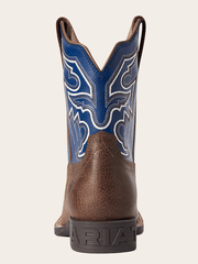 Ariat 10038333 Kids Youth Sorting Pen Western Boot Adobe Chocolate back view. If you need any assistance with this item or the purchase of this item please call us at five six one seven four eight eight eight zero one Monday through Saturday 10:00a.m EST to 8:00 p.m EST