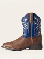 Ariat 10038333 Kids Youth Sorting Pen Western Boot Adobe Chocolate outter side view,If you need any assistance with this item or the purchase of this item please call us at five six one seven four eight eight eight zero one Monday through Saturday 10:00a.m EST to 8:00 p.m EST