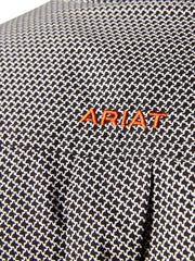 Ariat 10046325 Mens Team Whitt Long Sleeve Shirt Black back view close up. If you need any assistance with this item or the purchase of this item please call us at five six one seven four eight eight eight zero one Monday through Saturday 10:00a.m EST to 8:00 p.m EST