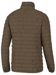 Local Boy Outfitters L1300043-MCA Mens Brick Quilted Jacket Mocha back view. If you need any assistance with this item or the purchase of this item please call us at five six one seven four eight eight eight zero one Monday through Saturday 10:00a.m EST to 8:00 p.m EST