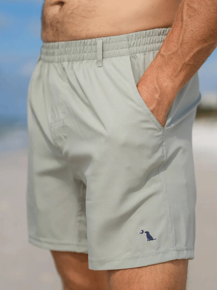 Local Boy Outfitters L1600002-CGRY Mens Volley Shorts Cool Grey front view. If you need any assistance with this item or the purchase of this item please call us at five six one seven four eight eight eight zero one Monday through Saturday 10:00a.m EST to 8:00 p.m EST