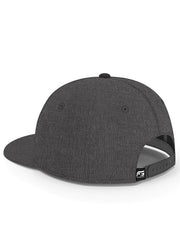 FloGrown FGH-352 Florida Leather Cap Gray side  / back view. If you need any assistance with this item or the purchase of this item please call us at five six one seven four eight eight eight zero one Monday through Saturday 10:00a.m EST to 8:00 p.m EST