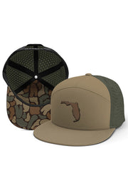 FloGrown FGH-418 Florida Hunter 25 Cap Olive front and inside view. If you need any assistance with this item or the purchase of this item please call us at five six one seven four eight eight eight zero one Monday through Saturday 10:00a.m EST to 8:00 p.m EST