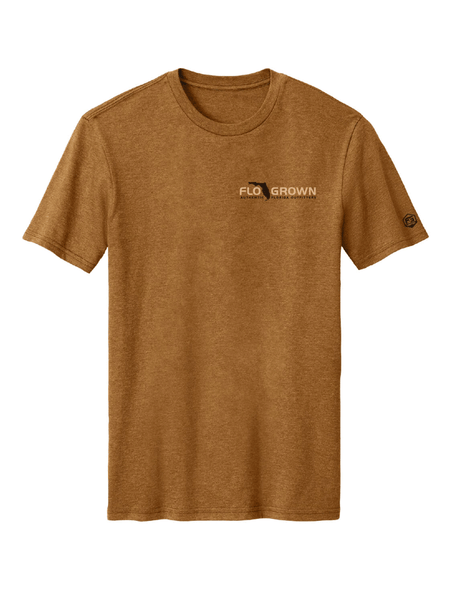 FloGrown FGM1-1112 Mens Limited Edition Annual Florida Rodeo Poster Tee Bronze front view. If you need any assistance with this item or the purchase of this item please call us at five six one seven four eight eight eight zero one Monday through Saturday 10:00a.m EST to 8:00 p.m EST