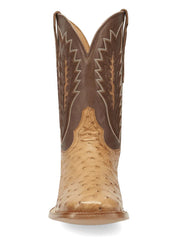 Dan Post GL103 Mens BRANNAN Full Quill Ostrich Square Toe Boots Tan front view. If you need any assistance with this item or the purchase of this item please call us at five six one seven four eight eight eight zero one Monday through Saturday 10:00a.m EST to 8:00 p.m EST
