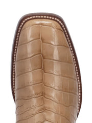 Dan Post GL106 Mens Gold Label SUTTER Crocodile Boot Bay Apache Tan toe view. If you need any assistance with this item or the purchase of this item please call us at five six one seven four eight eight eight zero one Monday through Saturday 10:00a.m EST to 8:00 p.m EST
