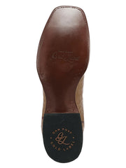 Dan Post GL106 Mens Gold Label SUTTER Crocodile Boot Bay Apache Tan sole view. If you need any assistance with this item or the purchase of this item please call us at five six one seven four eight eight eight zero one Monday through Saturday 10:00a.m EST to 8:00 p.m EST
