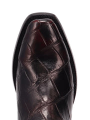 Dan Post GL107 Mens Gold Label DELANO Alligator Boot Black Cherry toe view. If you need any assistance with this item or the purchase of this item please call us at five six one seven four eight eight eight zero one Monday through Saturday 10:00a.m EST to 8:00 p.m EST
