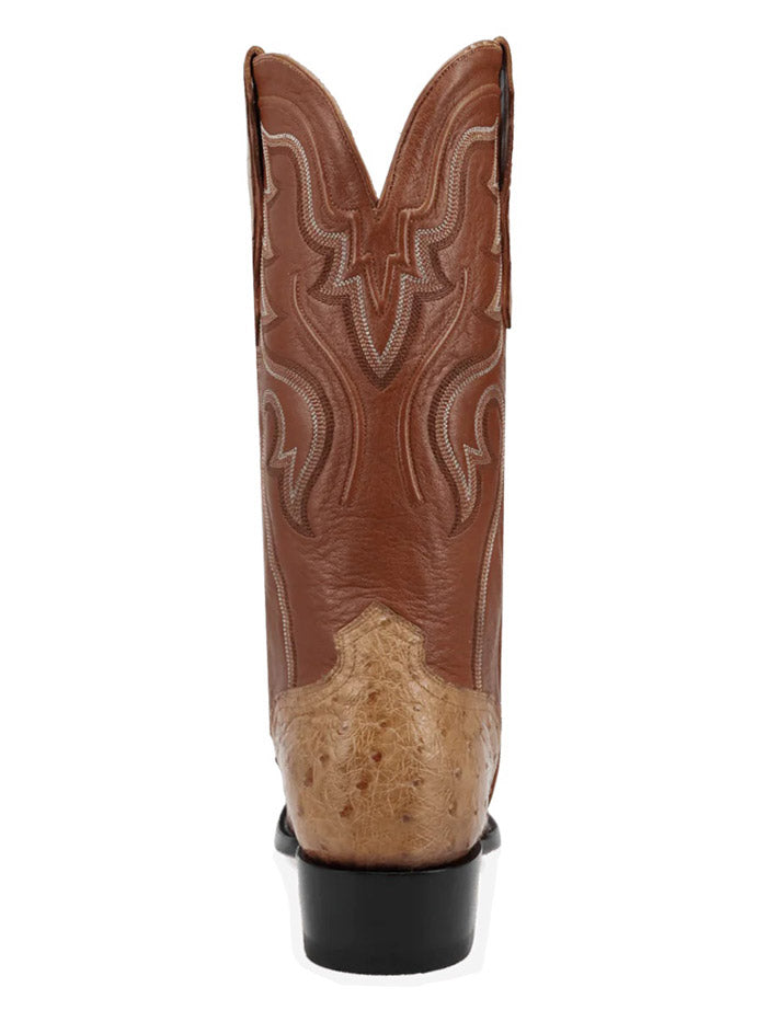 Dan Post GL112 Mens STANFORD Full Quill Ostrich Western Boots Saddle front and side view. If you need any assistance with this item or the purchase of this item please call us at five six one seven four eight eight eight zero one Monday through Saturday 10:00a.m EST to 8:00 p.m EST
