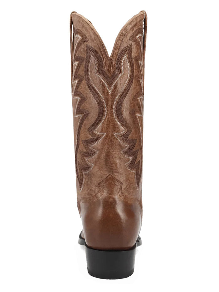 Dan Post GL116 Mens FAIRFAX Round Toe Western Boot Tan front and side view. If you need any assistance with this item or the purchase of this item please call us at five six one seven four eight eight eight zero one Monday through Saturday 10:00a.m EST to 8:00 p.m EST, 
