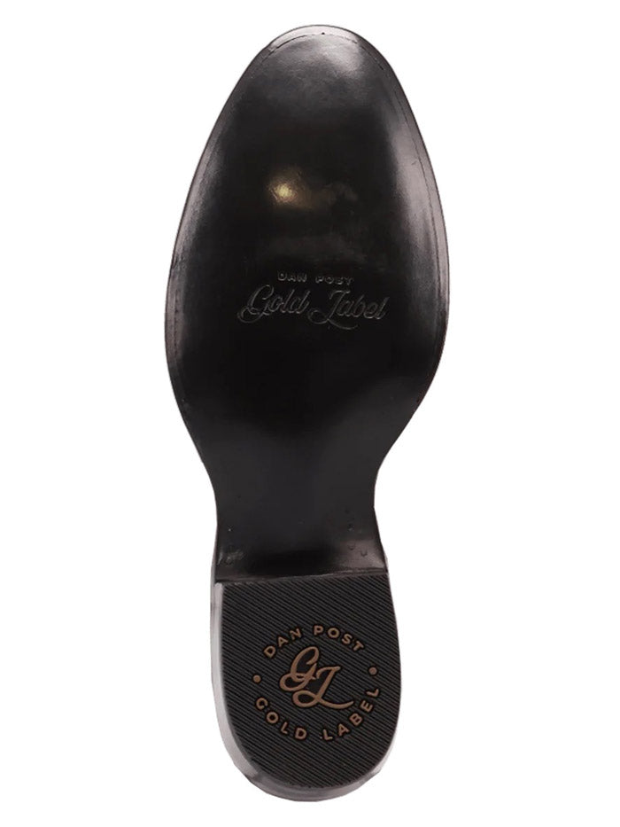 Dan Post GL116 Mens FAIRFAX Round Toe Western Boot Tan front and side view. If you need any assistance with this item or the purchase of this item please call us at five six one seven four eight eight eight zero one Monday through Saturday 10:00a.m EST to 8:00 p.m EST, 
