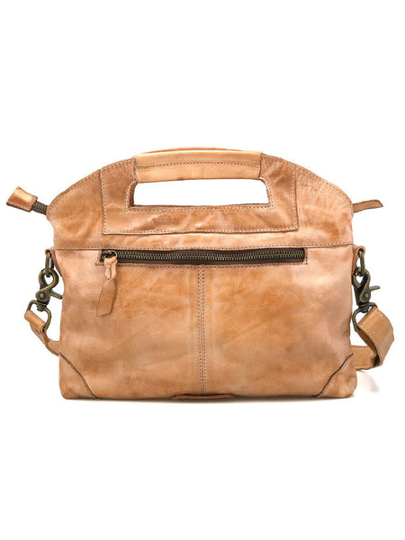 Bed Stu A694445-OTRT-X Womens Greenway Crossbody Handbag Oats Rustic back view. If you need any assistance with this item or the purchase of this item please call us at five six one seven four eight eight eight zero one Monday through Saturday 10:00a.m EST to 8:00 p.m EST
