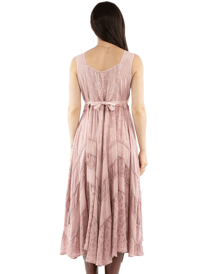 Scully HC118-DPK Womens Lace Up Dress Dusty Pink front view. If you need any assistance with this item or the purchase of this item please call us at five six one seven four eight eight eight zero one Monday through Saturday 10:00a.m EST to 8:00 p.m EST