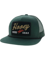 Hooey 2691T-GR TAP 5 Panel Trucker Snapback Hat Green front view. If you need any assistance with this item or the purchase of this item please call us at five six one seven four eight eight eight zero one Monday through Saturday 10:00a.m EST to 8:00 p.m EST