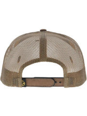 Hooey 2691T-TN TAP 5 Panel Trucker Snapback Hat Tan back view. If you need any assistance with this item or the purchase of this item please call us at five six one seven four eight eight eight zero one Monday through Saturday 10:00a.m EST to 8:00 p.m EST