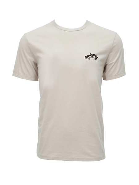 Hooey HT1831CR Mens Bad Company T-Shirt Cream front view. If you need any assistance with this item or the purchase of this item please call us at five six one seven four eight eight eight zero one Monday through Saturday 10:00a.m EST to 8:00 p.m EST