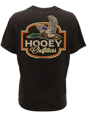 Hooey HT2610DKBR Mens Flock Shot T-Shirt Dark Brown back view. If you need any assistance with this item or the purchase of this item please call us at five six one seven four eight eight eight zero one Monday through Saturday 10:00a.m EST to 8:00 p.m EST
