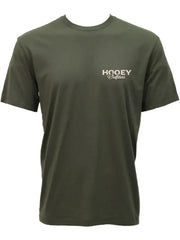 Hooey HT2614GR Mens Remi T-Shirt Green front view. If you need any assistance with this item or the purchase of this item please call us at five six one seven four eight eight eight zero one Monday through Saturday 10:00a.m EST to 8:00 p.m EST