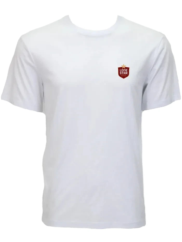 Hooey HT2664WH Mens Lone Star T-Shirt White back view. If you need any assistance with this item or the purchase of this item please call us at five six one seven four eight eight eight zero one Monday through Saturday 10:00a.m EST to 8:00 p.m EST