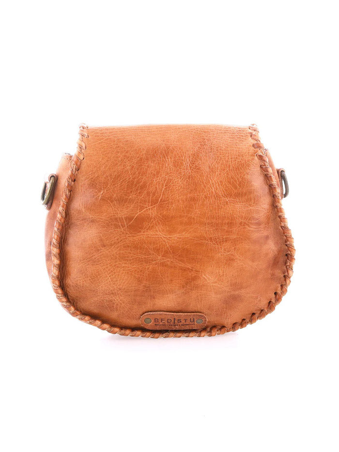 Bed Stu A450380-OTDD-X Womens Half Moon Crossbody Handbag Tan Rustic front view. If you need any assistance with this item or the purchase of this item please call us at five six one seven four eight eight eight zero one Monday through Saturday 10:00a.m EST to 8:00 p.m EST
