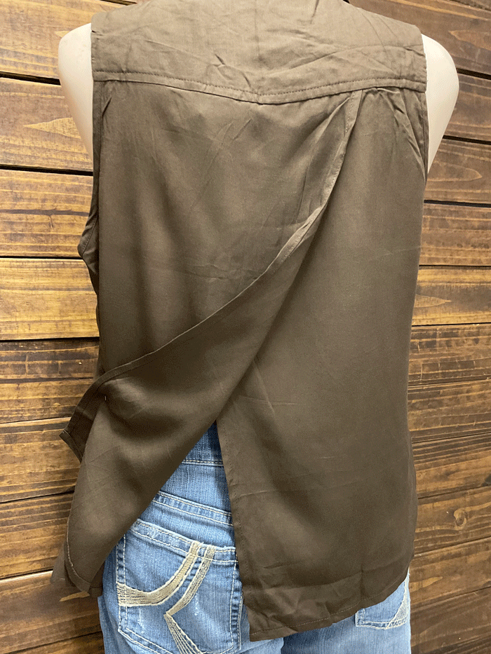 Santiki 4666-866 Womens Lindy Top Solid Brown front view. If you need any assistance with this item or the purchase of this item please call us at five six one seven four eight eight eight zero one Monday through Saturday 10:00a.m EST to 8:00 p.m EST