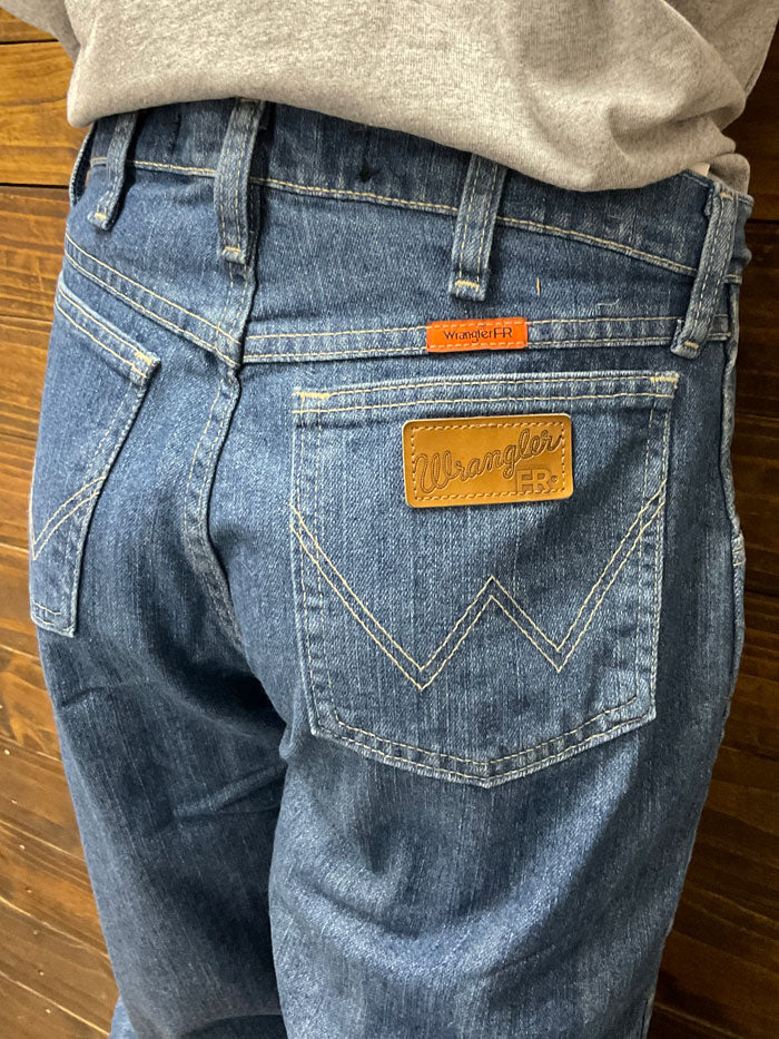 Wrangler FRCV47T Mens Flame 47 Regular Jean Denim front view. If you need any assistance with this item or the purchase of this item please call us at five six one seven four eight eight eight zero one Monday through Saturday 10:00a.m EST to 8:00 p.m EST