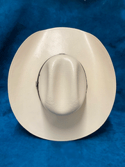 Justin JS1330BELT4404 20X BELTON TOYO Straw Western Hat Ivory top view. If you need any assistance with this item or the purchase of this item please call us at five six one seven four eight eight eight zero one Monday through Saturday 10:00a.m EST to 8:00 p.m EST