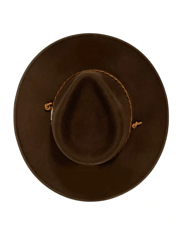 Stetson OWSGBH-813423 SAGEBRUSH Outdoor Crushable Wool Hat Mink front and side view. If you need any assistance with this item or the purchase of this item please call us at five six one seven four eight eight eight zero one Monday through Saturday 10:00a.m EST to 8:00 p.m EST