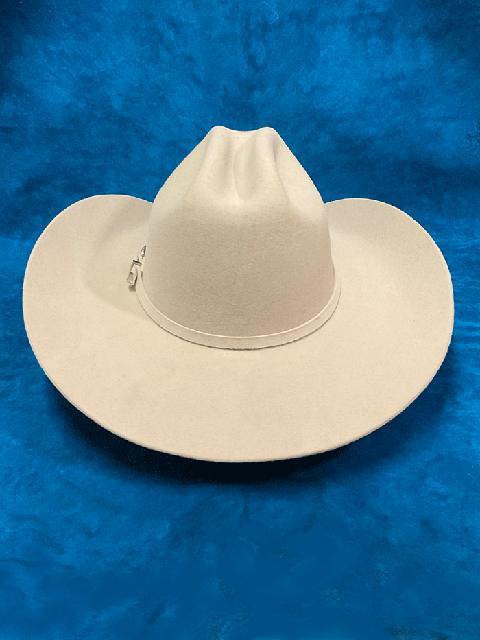 Justin JF0342RDEO4010 3X Rodeo Wool Western Hat Belly front and side view. If you need any assistance with this item or the purchase of this item please call us at five six one seven four eight eight eight zero one Monday through Saturday 10:00a.m EST to 8:00 p.m EST