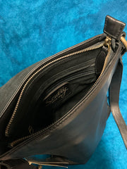 Scully B185-BLK Womens Soft Leather Handbag Black inside view. If you need any assistance with this item or the purchase of this item please call us at five six one seven four eight eight eight zero one Monday through Saturday 10:00a.m EST to 8:00 p.m EST