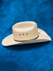 Justin JS0256BUCK Kids Buckaroo Western Canvas Hat Ivory right side view. If you need any assistance with this item or the purchase of this item please call us at five six one seven four eight eight eight zero one Monday through Saturday 10:00a.m EST to 8:00 p.m EST