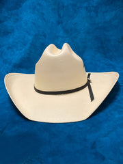 Justin JS0256BUCK Kids Buckaroo Western Canvas Hat Ivory front view. If you need any assistance with this item or the purchase of this item please call us at five six one seven four eight eight eight zero one Monday through Saturday 10:00a.m EST to 8:00 p.m EST
