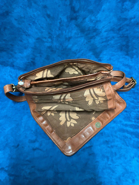 Scully B370-COG Womens Leather Handbag Cognac inside view. If you need any assistance with this item or the purchase of this item please call us at five six one seven four eight eight eight zero one Monday through Saturday 10:00a.m EST to 8:00 p.m EST