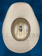 Resistol RSPALO-30428166 PALO DURO 8X George Strait Collection Straw Hat Natural inside view. If you need any assistance with this item or the purchase of this item please call us at five six one seven four eight eight eight zero one Monday through Saturday 10:00a.m EST to 8:00 p.m EST