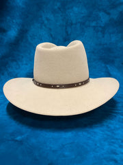 Stetson SFPAWN-403261 PAWNEE 5X Felt Hat Silverbelly back view. If you need any assistance with this item or the purchase of this item please call us at five six one seven four eight eight eight zero one Monday through Saturday 10:00a.m EST to 8:00 p.m EST