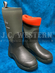 Muck MPFM300 Mens Pathfinder Classic Tall Boot Moss Green side / front view pair. If you need any assistance with this item or the purchase of this item please call us at five six one seven four eight eight eight zero one Monday through Saturday 10:00a.m EST to 8:00 p.m EST