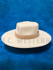 Charlie 1 Horse CWFLIN-064028 Womens FLING Felt Hat Ivory side / front view. If you need any assistance with this item or the purchase of this item please call us at five six one seven four eight eight eight zero one Monday through Saturday 10:00a.m EST to 8:00 p.m EST