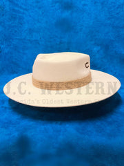 Charlie 1 Horse CWFLIN-064028 Womens FLING Felt Hat Ivory right view. If you need any assistance with this item or the purchase of this item please call us at five six one seven four eight eight eight zero one Monday through Saturday 10:00a.m EST to 8:00 p.m EST