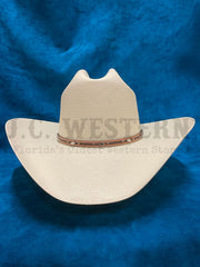 Stetson RSKNGT-304281 KINGMAN T 10X Straw Hat Natural front view. If you need any assistance with this item or the purchase of this item please call us at five six one seven four eight eight eight zero one Monday through Saturday 10:00a.m EST to 8:00 p.m EST